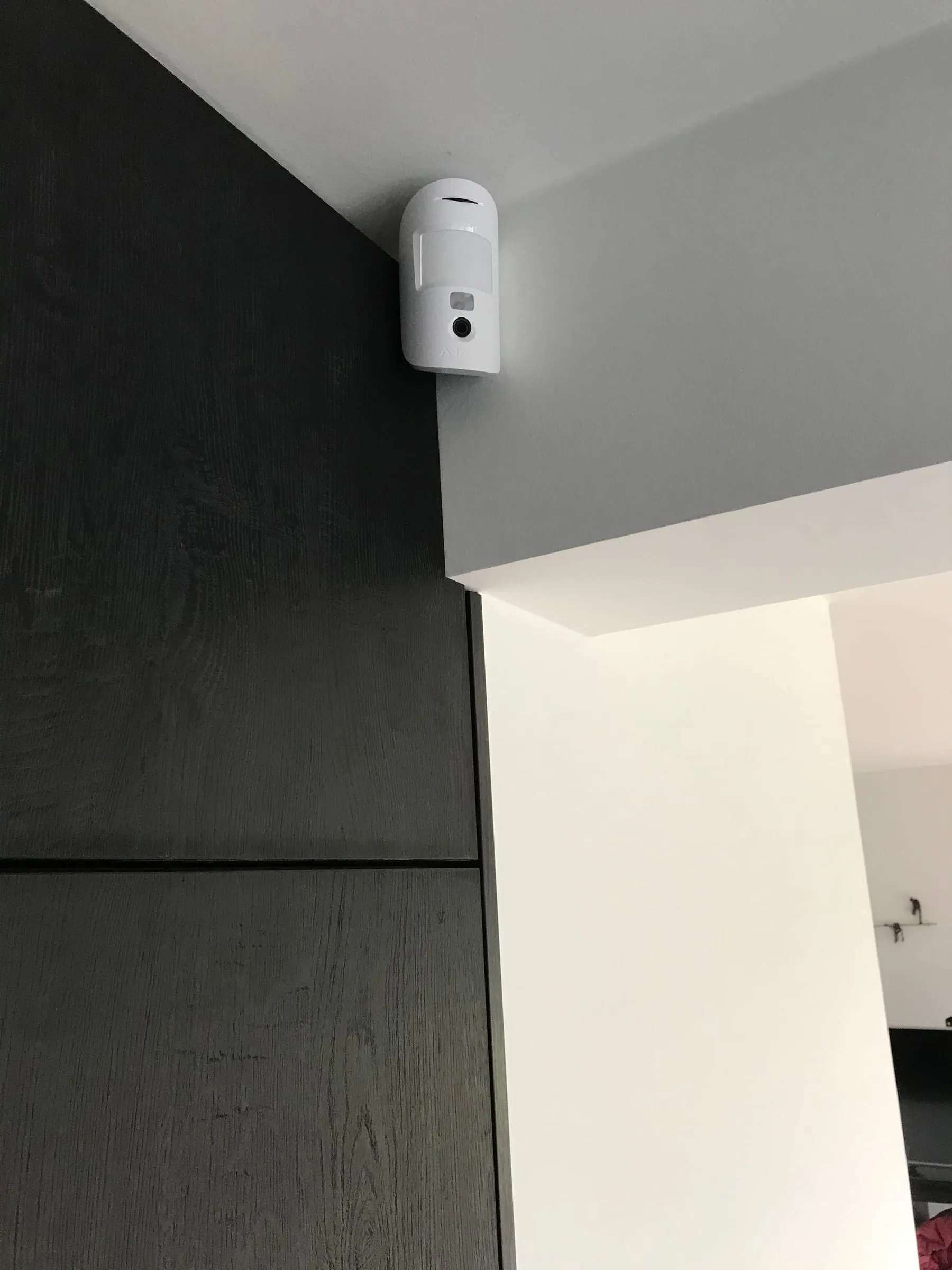 Draadloos alarmsysteem met codeklavier en fotoverificatie, geplaatst door dV Security